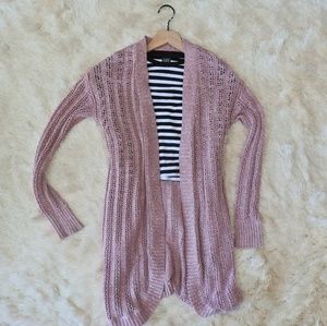 American eagle pink knitted long sleeve sweater